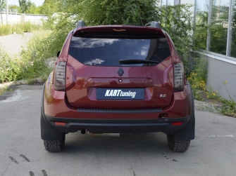 Накладка Антихром «КАРТ»   для Renault Duster  дорестайлинг до 2015 г.в.